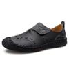 Herren Casual Lederschuhe Low Top Outdoor Slipper Weiche Sneaker Rutschfeste Flats Mokassin Handgefertigt Große Größe 39-46