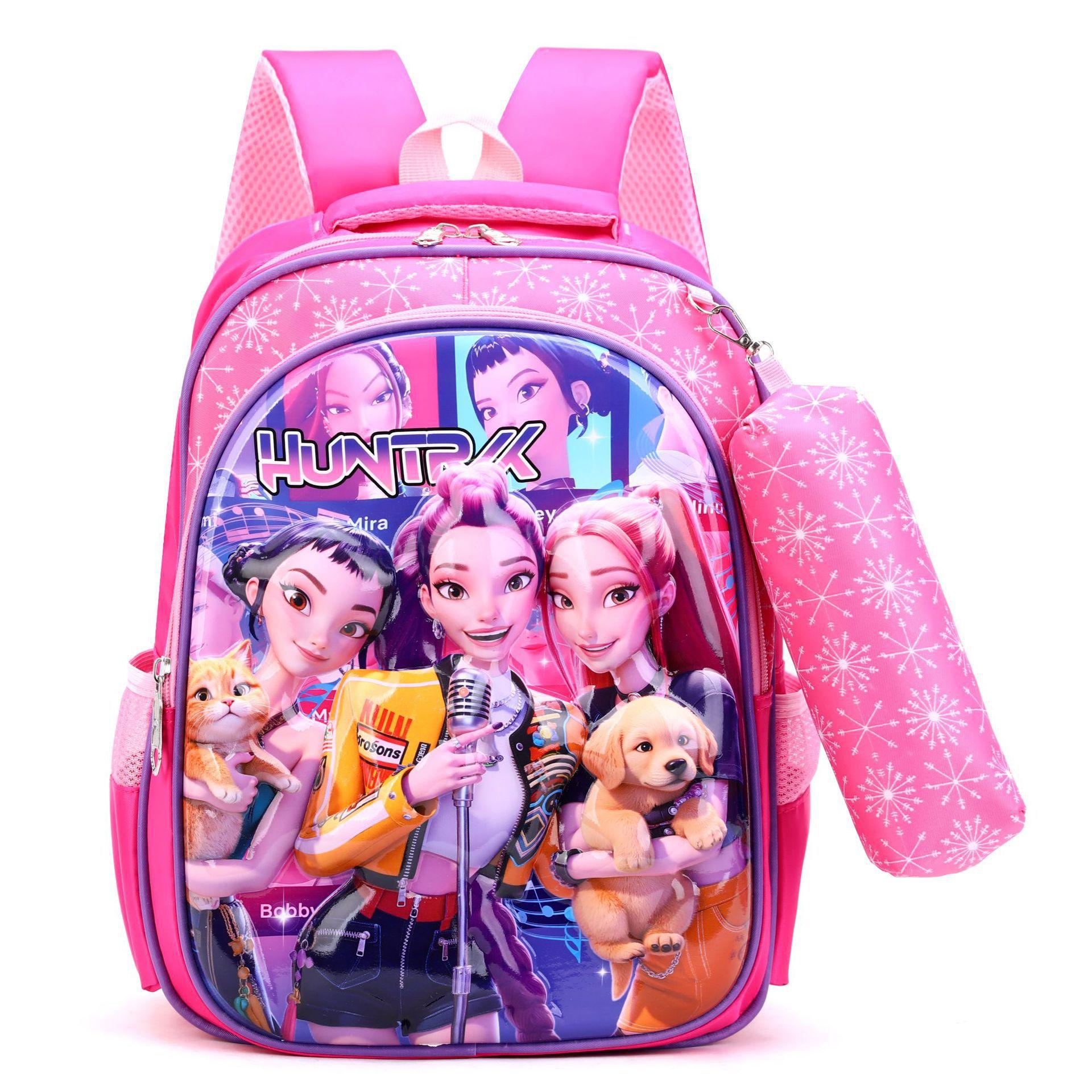 Elementary School Bag Backpack Animation Cartoon Load Reduction Cute Children S Schoolbag