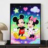 Disney Diamond Art Painting Kit Mickey Minnie Galaxy Home Wall Decor Handmade Gift