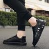 Neue Herren Weiße Sneaker Sportschuhe für Herren Leichtgewicht PU-Leder Atmungsaktiver Schuh Herren Flache Schuhe Mann Zapatillas Hombre
