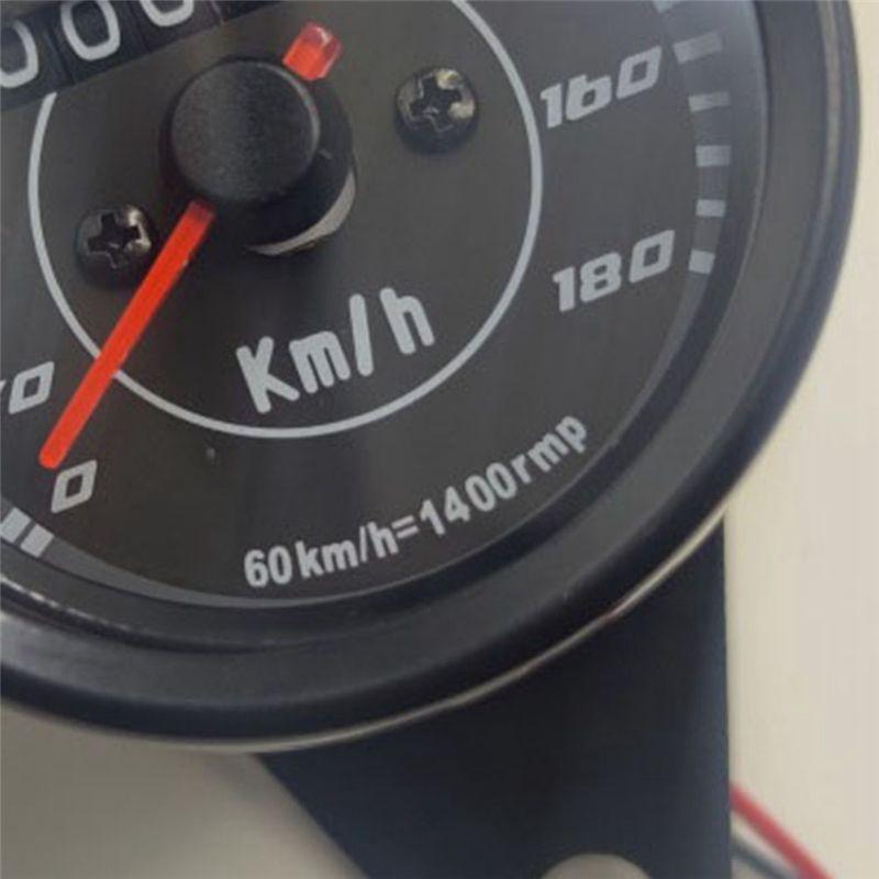 MML-New Motorbike Dashboard Retro Retrofit Small Code Meter Kilometre Meter Motorbike Universal Single Odometer