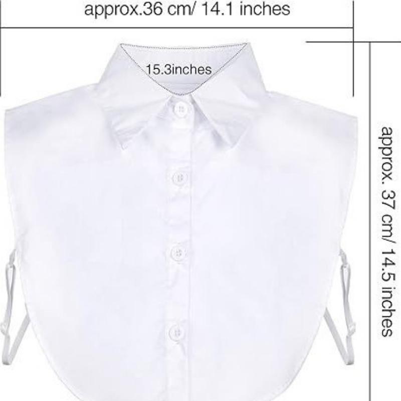 Commuter Temperament Guler fals Cămașă Guler decorativ unisex Fashion Temperament Guler cămașă