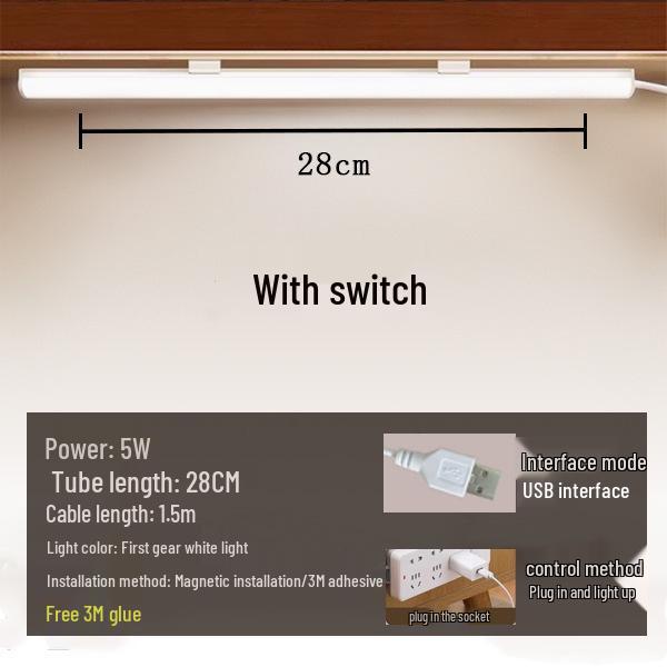 Modern Minimalist LED Desk and Ceiling Lamp - Dimmable, Color-Changing, Perfect for Student Dorms