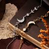 European and American Moon Crescent Gift Simple and Fashionable Gold Silver Bracelet Plated with 18k Gold Color Preserving