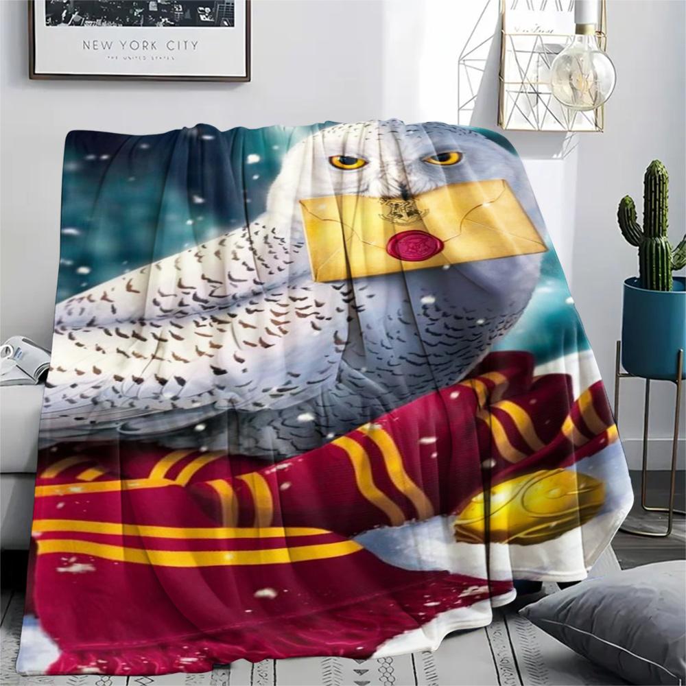 Wizard Battle Against Dark Creatures Blanket Suitable For All Seasons Sofa Blanket Air Conditioning Blanket Outdoor Plush Blanket Office Rest Blanket
