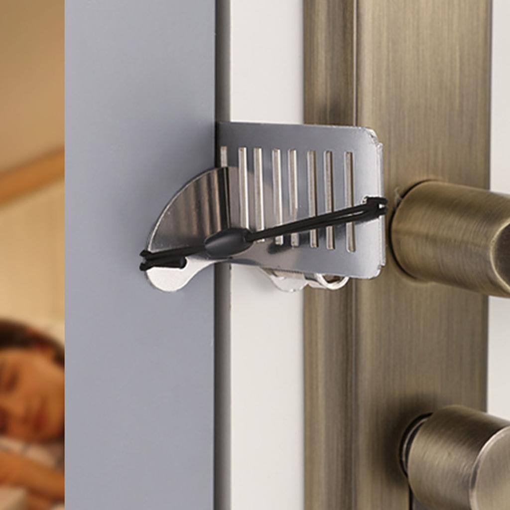 Burglar Proof Portable Door Blocker with Mechanical Gate Principle Design for Travel Hotel Business Place