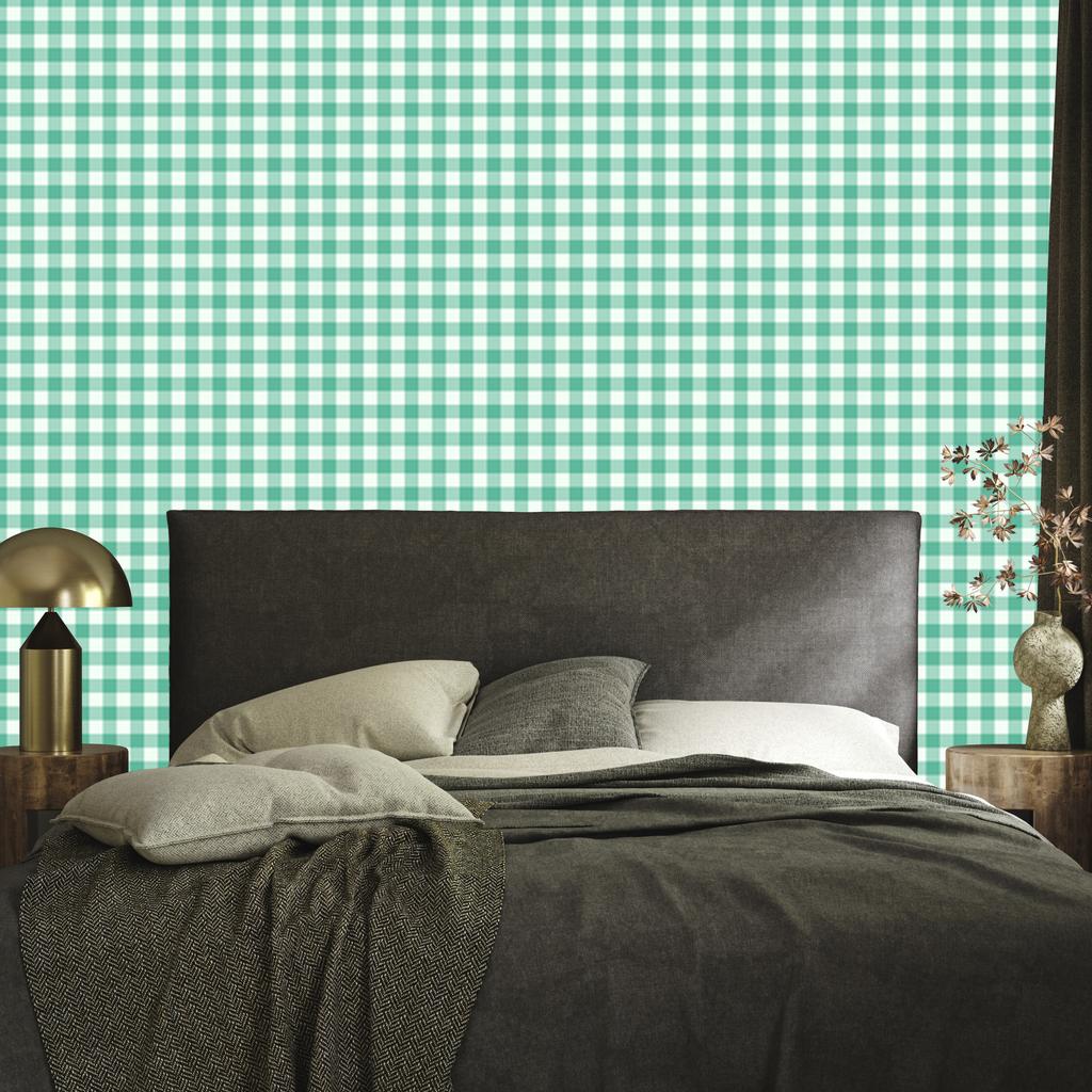 Wallpaper Mint and sea fabric pattern, mint background 50x1000
