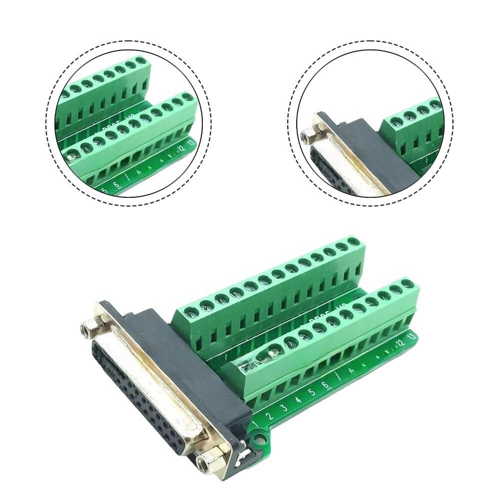 Insulating Pad DB25 Female Adapter 25 Pin Screw Connector