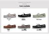 Men's Plus Size Genuine Leather Boat Shoes - British Style, Versatile Casual Lace-up Shoes