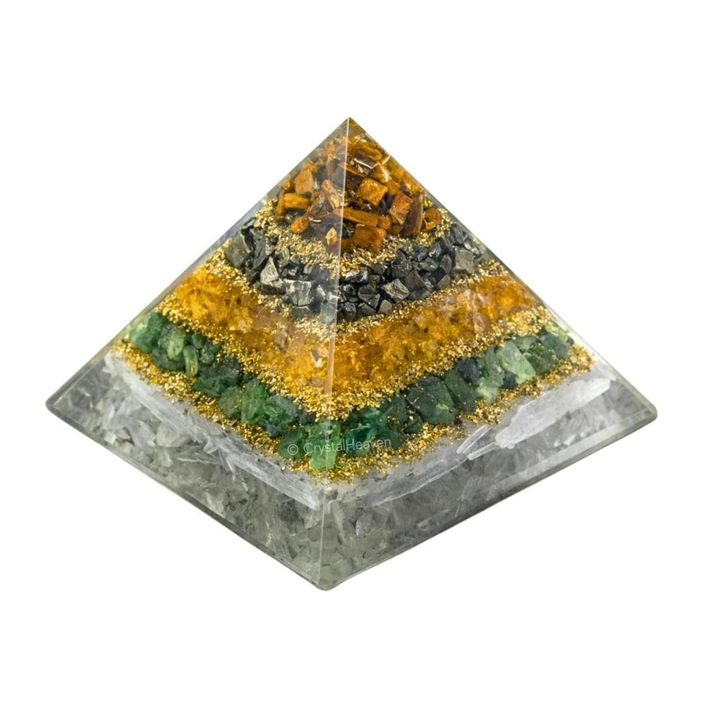 Dhan Yog Pyramid Vastu for Home - Certified Pyrite for Money Magnet Success | Pooja Vastu Decorative Items for Home Gifts