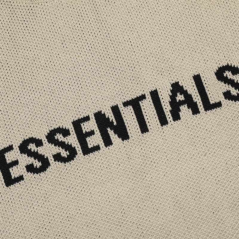 Essentials Podzimní novinka plus velikosti Vysoce kvalitní pletený svetr