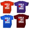 Unisex GIRLS LOVE MY SWAG Funny Vintage Cotton Summer Unisex's Novelty Streetwear T-Shirt Women Casual Streetwear EU Size Top Tee