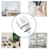 Controlo Remoto Universal Mini Tomadas Elétricas 433MHZ Rf Smart Plug 220V 15A Interruptor de Tomadas Simples para Eletrodoméstico led