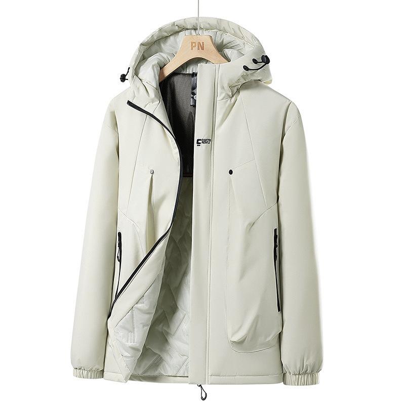 Padded-on Men's Padded Clothes Heating Padded Clothes Winter Thickened Warm Padded Clothes Heating Hooded Padded Jackets Men Thickened