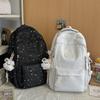 Schoolbag New High-value Backpack Large-capacity Junior High School Student College Bag Women's Simple and Versatile Fashion Travel Backpack