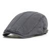 Big Size Spring Summer Soft Washed Cotton Newsboy Cap Men Women Peaked Cap Adjustable Beret Vintage Ivy Flat Cap