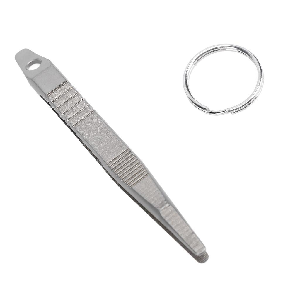Tragbare Pinzette EDC Mini Schlüsselanhänger Pinzette Tragbare TC4 Kleine Pinzette Outdoor Gadget Mini Werkzeug