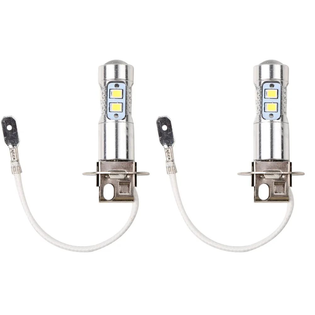 

1 пара светодиодных ламп H1 H3 для фар 100 Вт, дальний и ближний свет, противотуманные фары 6000 К, белый свет для фар легковых автомобилей, грузовиков, внедорожников