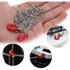 RC Tow Hook Chain, U Shaped Tow Hook Trailer Chain Assemble Parts for RC Climbing Crawler Car 1/18
