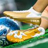 High Quality 2025 Golden Men's Football Boots Society Size 46 Superstar Soccer Shoes Cleats Man Crampon Football Training Shoes