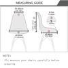 1/2pcs Jacquard Shell Chair Covers Stretch Armless Dining Chair Slipcover Solid Color Anti-dirt Seat Case for Home Hotel Banquet