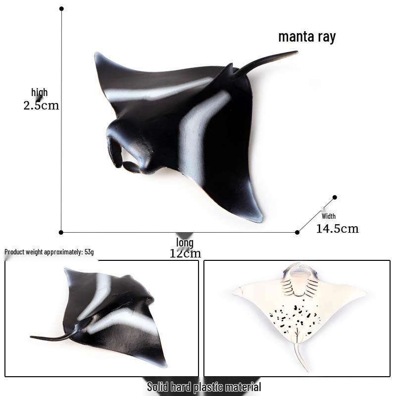 Realistic Underwater Animal Toy: Spider Devil Ray for Children's Science Education