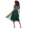 Deluxe Womens/Ladies Sequin Midi Dress
