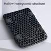 Motocyklový voštinový gelový sedák 3D síťovinaPohodlí Tlumení Absorbuje Tlak Motocyklový Úleva Prodyšný Sedák