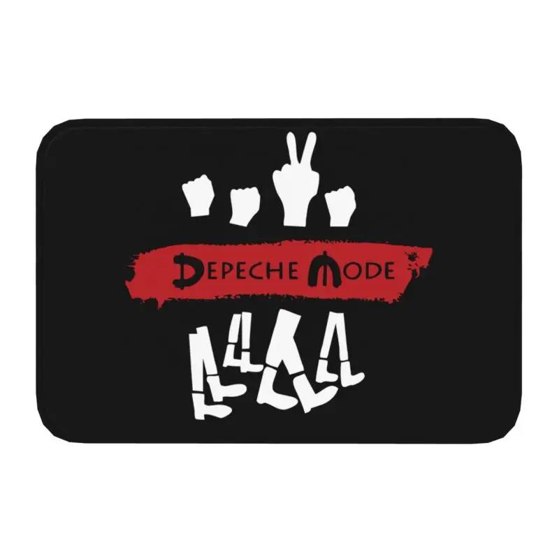 Electronic Rock Depeche Cool Mode Front Floor Door Entrance Mat Outdoor Kitchen Bathroom Doormat Garage Carpet Rug