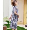 Elegant New Chinese Style Mother's A-Line Cheongsam Summer Dress