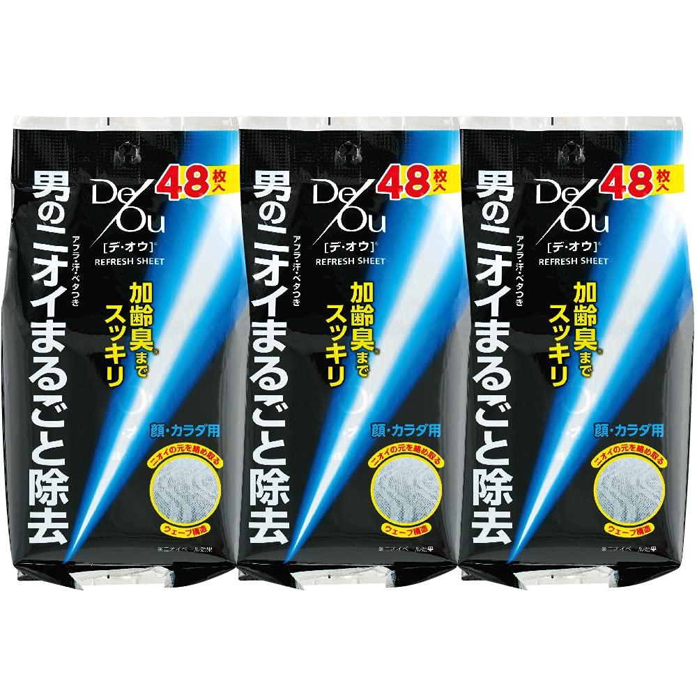 

Deo Refreshing 48 sheets x 3 thoroughly absorbs and removes and body odor Sheets, packs, sweat, stickiness,