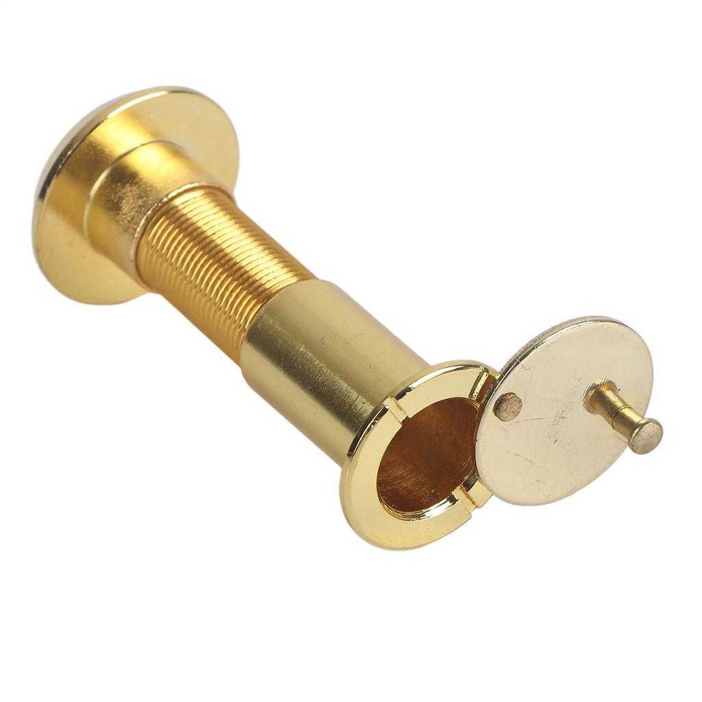 Home Security Optical Glass Wide Angle Door Viewer Door Scope Viewer (Gold)