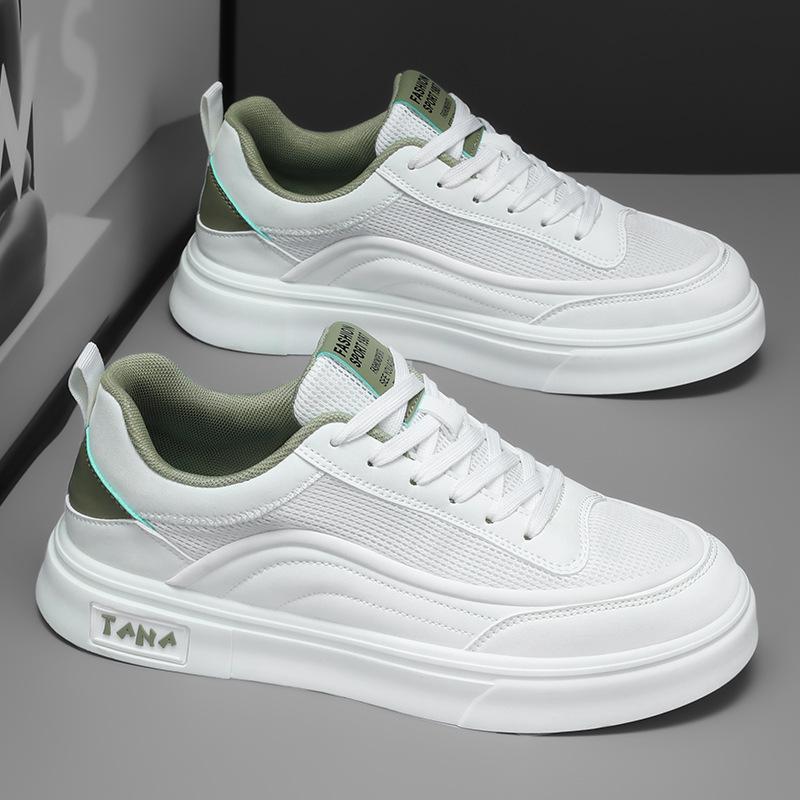 Men's Shoes 2025 New Mesh White Shoes Men's Breathable Mesh Casual Board Shoes Versatile Fashion Sports Shoes
