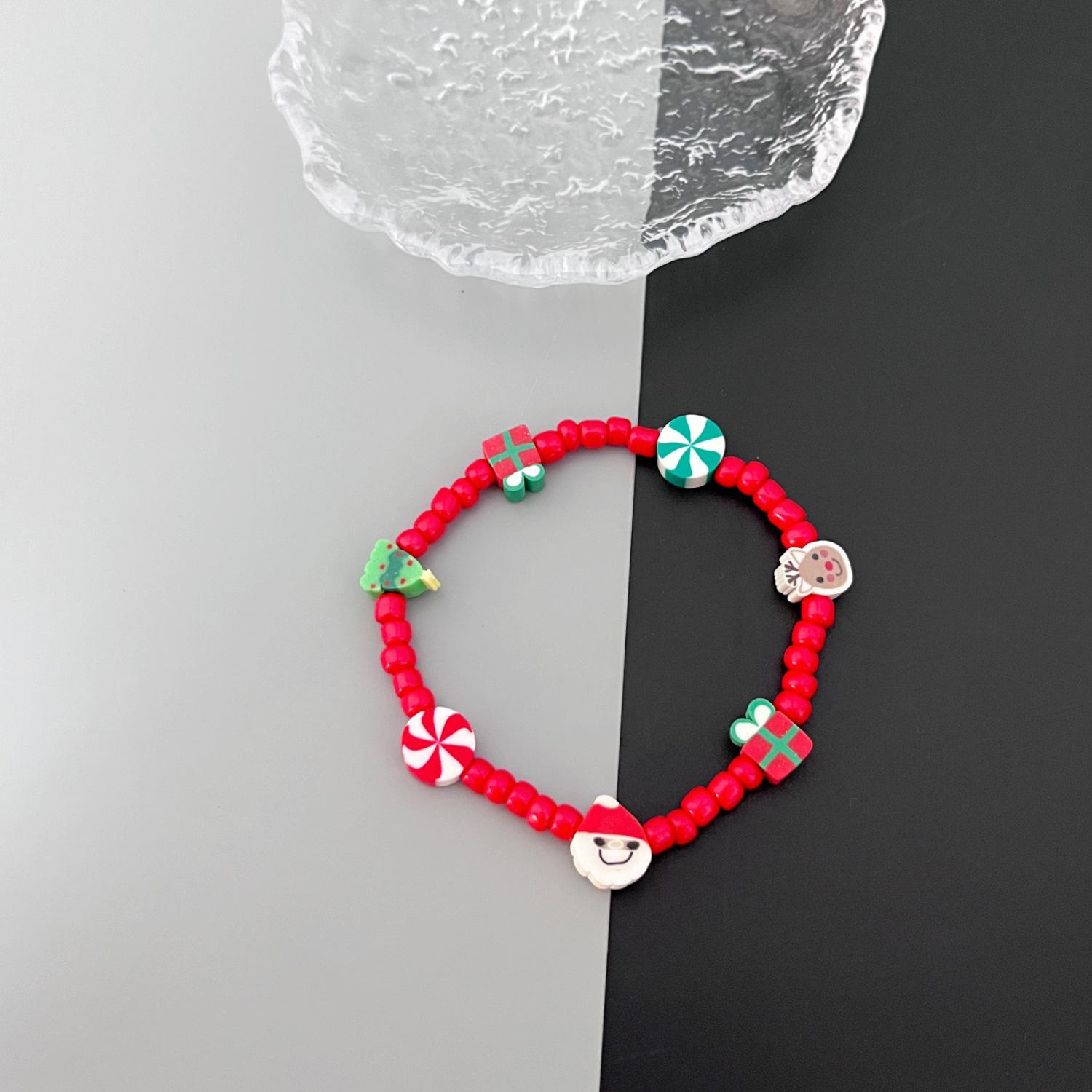 

JYL TS Bracelet Christmas Tree Snowflake Charm Amplifies Holiday Joy T978 темно серый