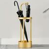 Nordic Style Metal Umbrella Stand Crutch Stand Homeschool and Commercial Use Umbrella Stand at Entrance Freestanding Umbrella Storage