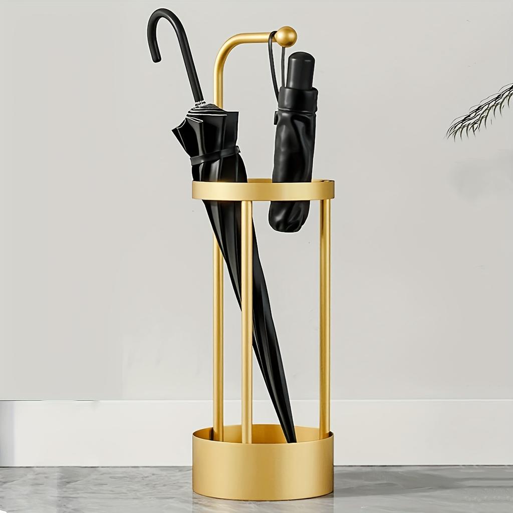 Nordic Style Metal Umbrella Stand Crutch Stand Homeschool and Commercial Use Umbrella Stand at Entrance Freestanding Umbrella Storage