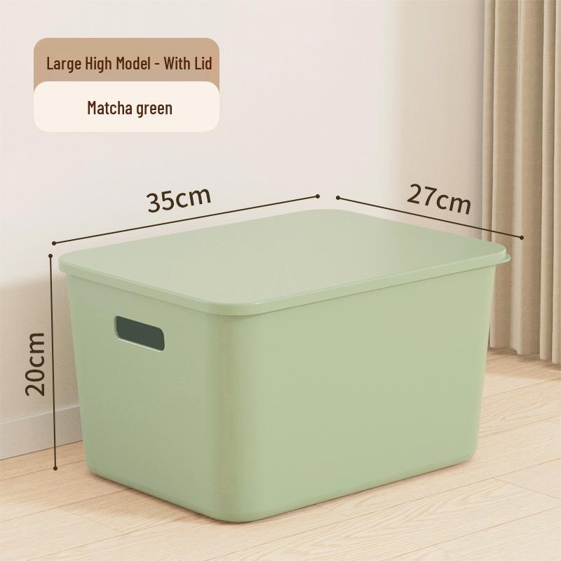 Aufbewahrungsbox aus Kunststoff mit Deckel - Ideal für Kleidung, Snacks und Sonstiges