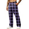 Pantaloni Jogger da Uomo a Gamba Larga con Tasche - Pantaloni della Tuta Casual Sportivi Stampati per l'Uso Quotidiano