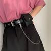 Punk Womens Unique Fashion Uniform Accessory Including Fashionable Chain Waist Belt And Bag Compact