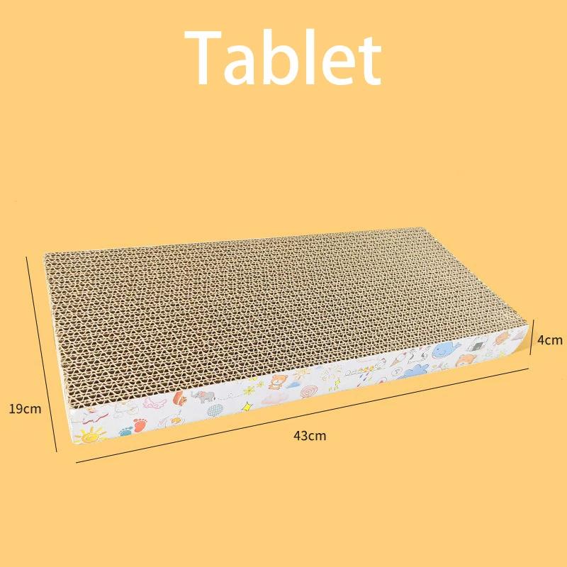 Cat Scratching Board Durable High Density Corrugated Paper Pet Furniture Bed Cat Scratch Pet Supplies Accessories for Cats