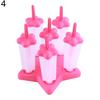 6 Grids Silicone Summer Ice-lolly Ice Cream DIY Maker Mould Tray with Stand