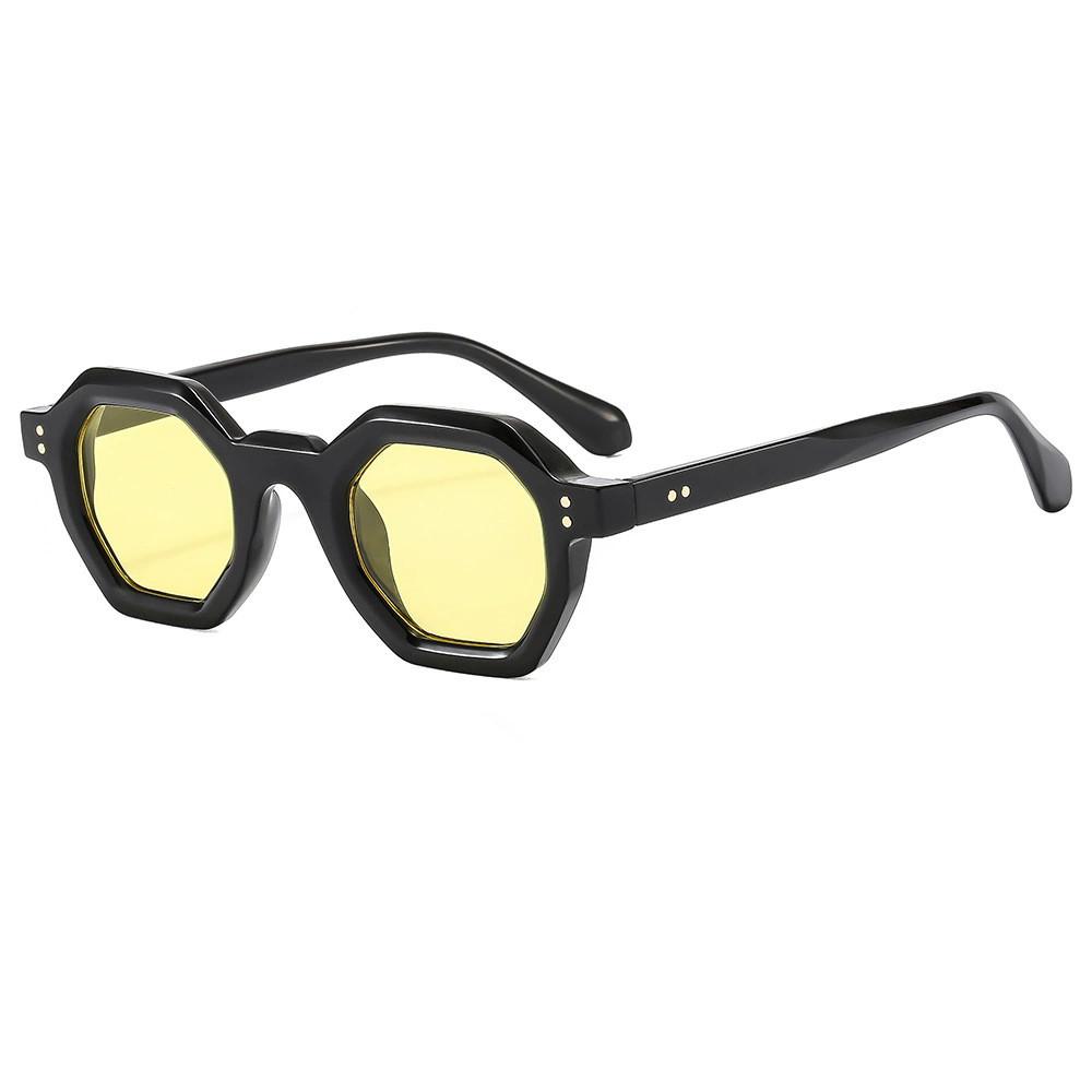 Geometric Polygon Vintage Sunglasses Mens Oversized Uv400 For Sports And Street Style StyleF