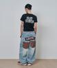 Lujeoseukeulleob Logo Short Sleeve T-Shirt Black