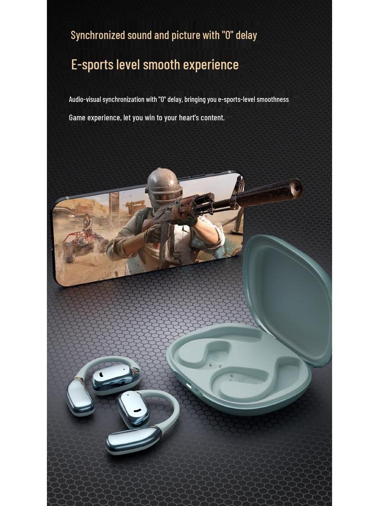 Manufacturer's AI 6.0 Over-Ear Wireless Noise-Canceling Sports Bluetooth Headphones with Long Battery Life