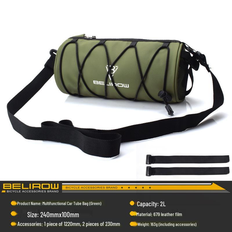 Multi-functional Mountain Bike Handlebar Bag - Crossbar Hanging Storage for Road & Folding Bikes