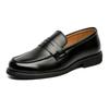 Fashion British Style Leather Mens Casual Shoes Formal Business Loafers Wedding Dress Slip on Flats Driving Shoes Mocassin Walking Shoes