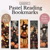 32pcs, quirky Halloween bookmarks, back-to-school season, Christmas, Halloween, suitable for teachers, readers, birthday gifts.