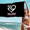 Popular Kpop Group X-XLov Microfiber Blanket Quick Drying Beach Towels Oversized Printing Super Absorbent Pool Towel Blanket