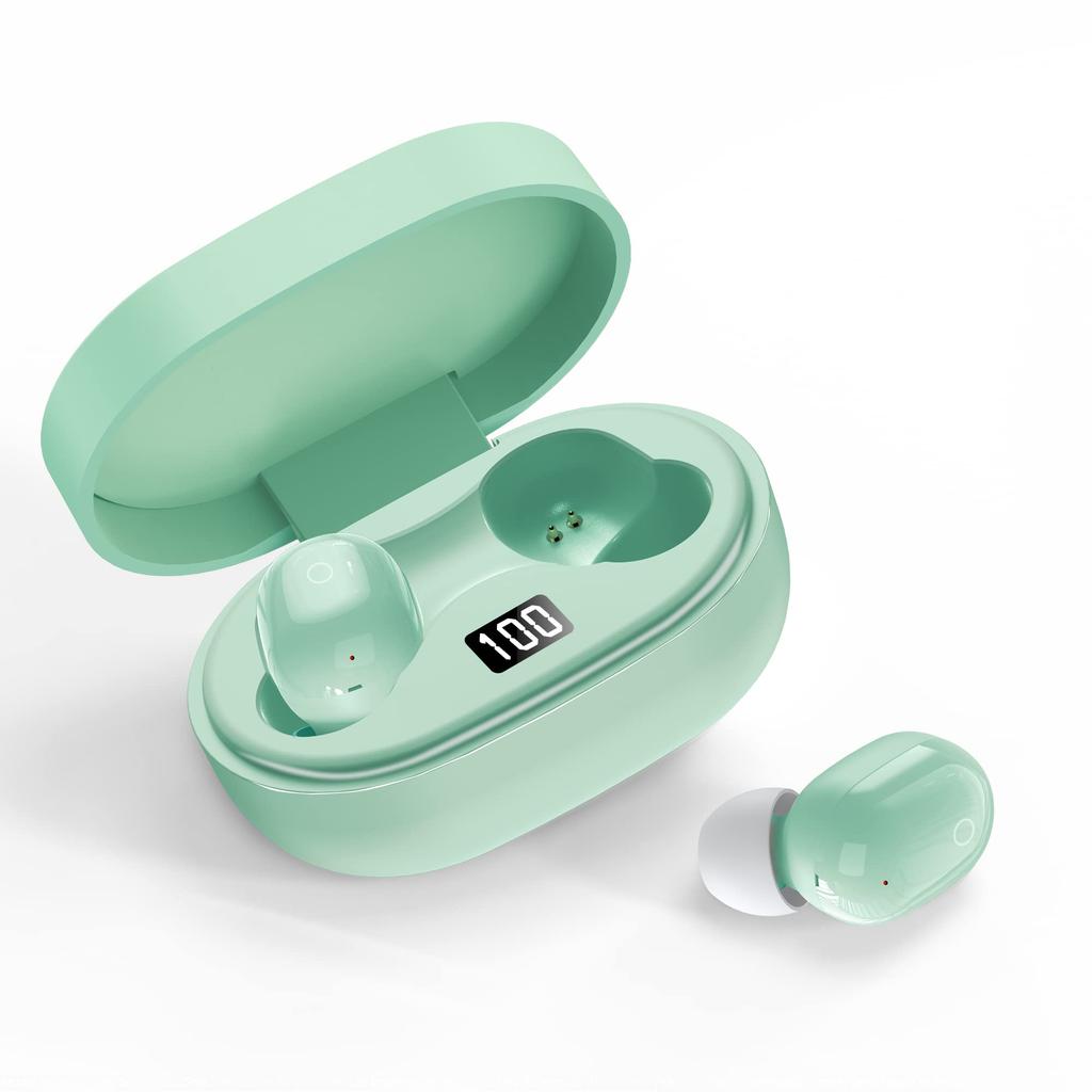 Bluetooth True Automatic LED Battery Level Charging Case Noise Battery Separate Bluetooth Siri Japanese PSE Compatible with 5.2 Earbuds, Wireless,