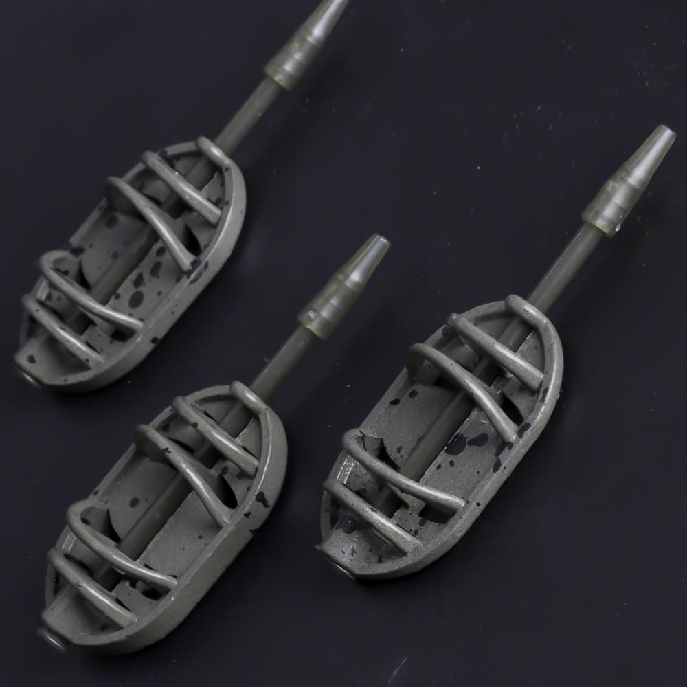 FTK 1 szt. 30g-50g   Metalowy Haczyk na Przynętę Koszyczek na Karpia Akcesoria do Zestawów Wędkarskich Komponenty Sztucznych Przynęt Podajnik Wędkarski